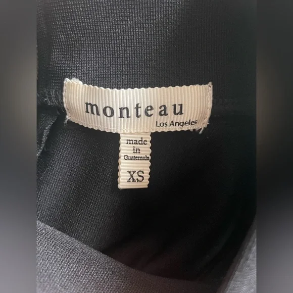 Monteau Women Black Mock Neck Sleeveless Dress Size XS - Picture 8 of 9